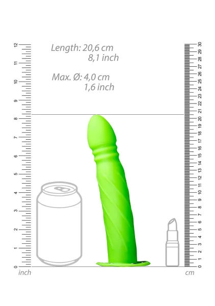 Ouch! Glow in the Dark Twisted Hollow Strap-On — image 8 of 9
