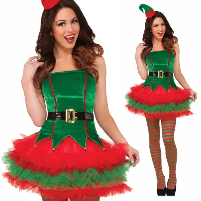 Sassy Elf Costume M L