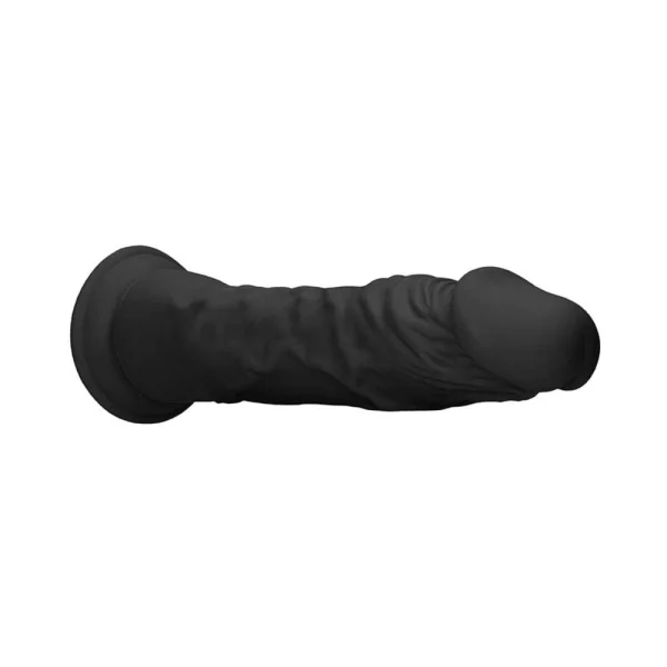 Realrock - 10 / 25 Cm Realistic Dildo - Black