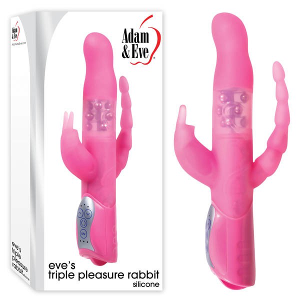 Adam & Eve - Eve's Triple Pleasure Rabbit