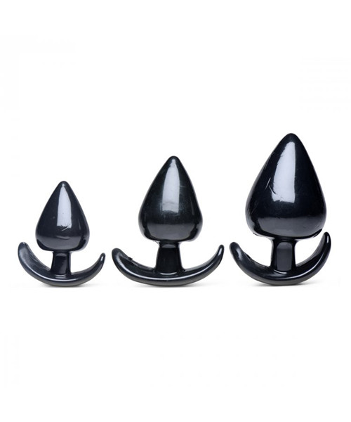 Triple Spades 3-Piece Anal Plug Set