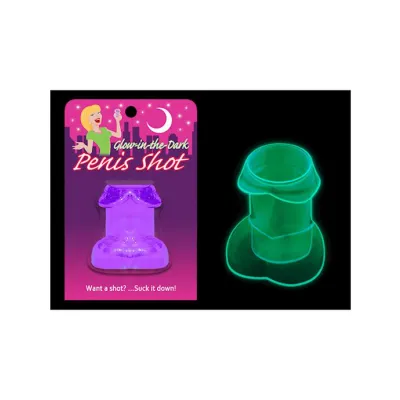 Glow in the dark Penis Shot Purple