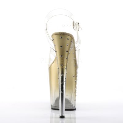 8 inches Heel 4 inches RS Studded PF Ankle Strap Sandal