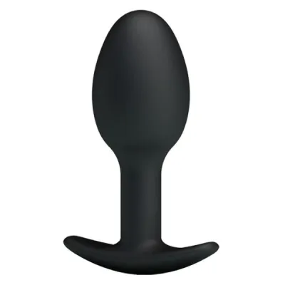 Pretty Love 3 34 inches Silicone Anal Plug with Ball Black