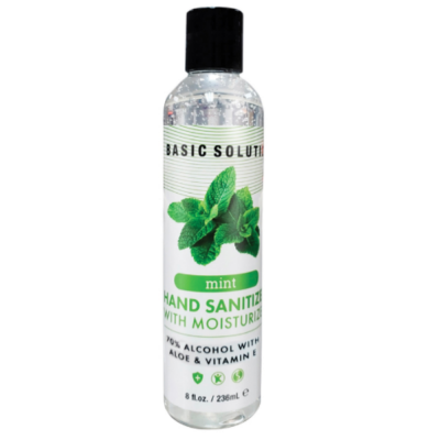 Topco Basic Solutions Hand Sanitizer Gel Mint 8oz