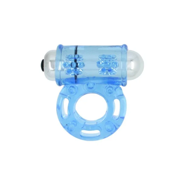 Vibrating Cock Ring - Features Clit Stimulating Ticklers!