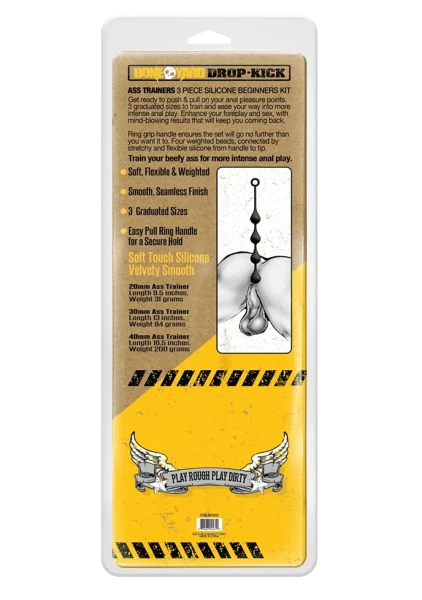 Drop-Kick Large Anal Trainer Beads Set