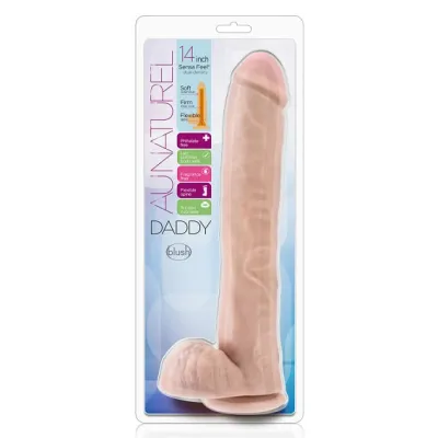 Blush Au Naturel Daddy 14 Dildo Vanilla