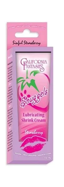 Snuggels - Lubricating Shrink Cream - Strawberry - 0.42 Oz. Tube - Each
