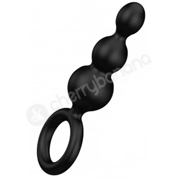 Satisfyer Black Booty Call Butt Plugs 3 Pack