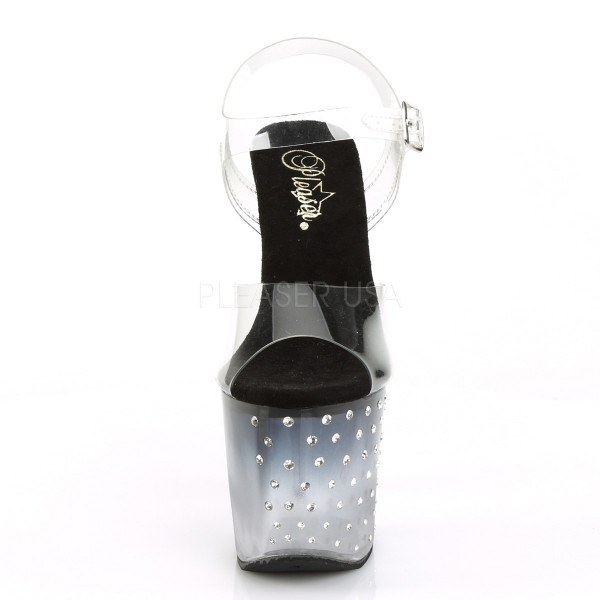 7 inches Heel, 3 1/4 inches PF Ankle Strap Sandal — image 10 of 25