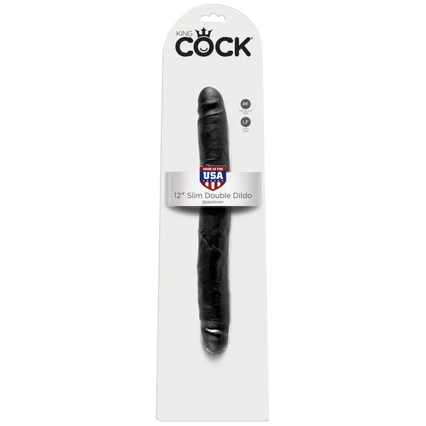 King Cock 12'' Slim Double Dildo — image 24 of 24