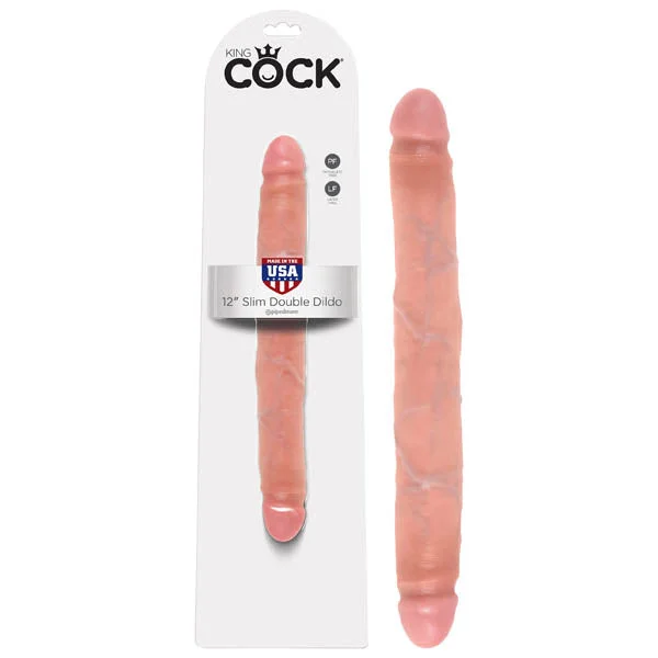 King Cock 12'' Slim Double Dildo — image 15 of 18
