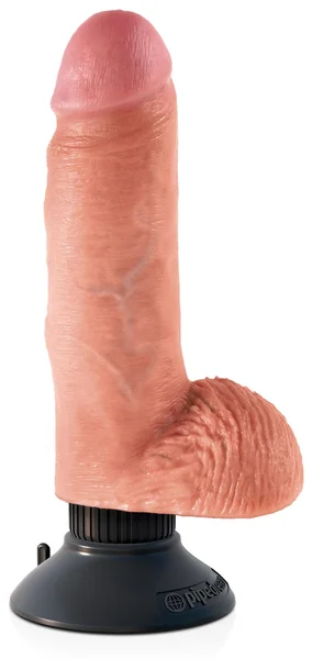 King Cock 7'' Vibrating Cock with Balls — image 9 of 10