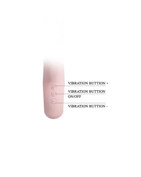 Selene Realistic Rabbit Vibe - Pink - 7.4 Inch
