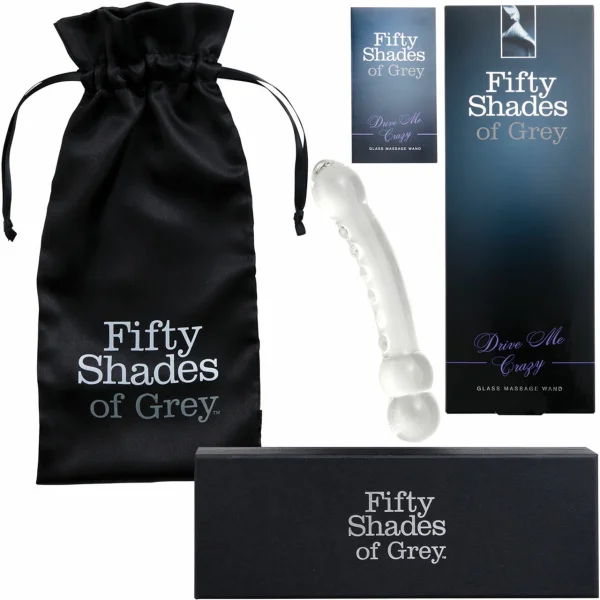 Fifty Shades of Grey Drive Me Crazy Glass Dildo