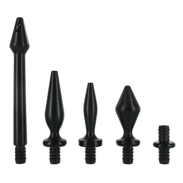 Clean Stream Enema Tip Set Black