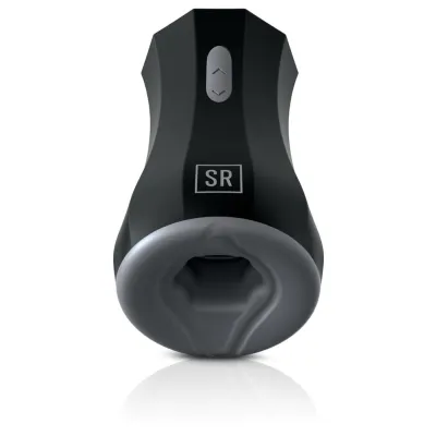 Silicone Twin Turbo Stroker Black