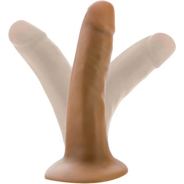 Dr. Skin 5.5 Inch Dildo With Suction Cup by Blush Novelties - Caramel