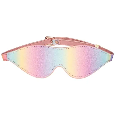 Bondara Luxe Sugar Rush Rainbow Glitter Blindfold