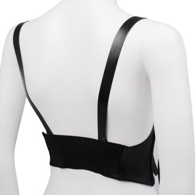 Bondara Stretch Faux Leather Waist Belt Harness