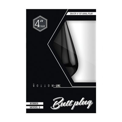 Bottom Line 4 Butt Plug Model 2 Rubber