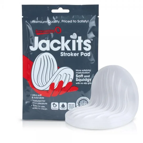 Screaming O Jackits Stroker Pad - Clear