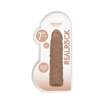 Real Rock Penis Extender 7 17 5 Cm Mocha