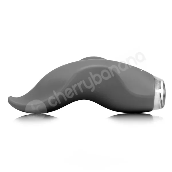 Mimic + Plus Grey Rechargeable Clitoral Palm Vibrator