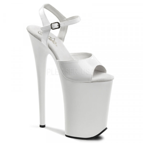 INFINITY-909 - 9" Heel, 5 1/4" PF Ankle Strap Sandal