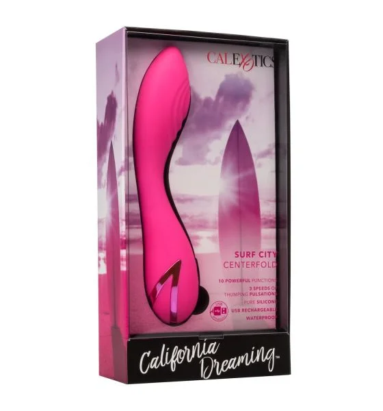 California Dreaming Surf City Centerfold Silicone Waterproof G-Spot Vibrator By CalExotics