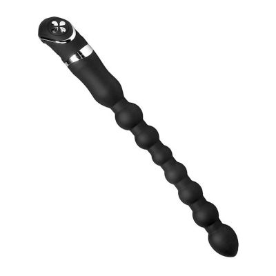 Scepter 10 Function Vibrating Silicone Penetrator Black