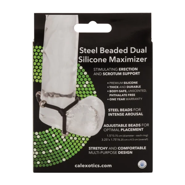 Steel Beaded Dual Silicone Maximizer