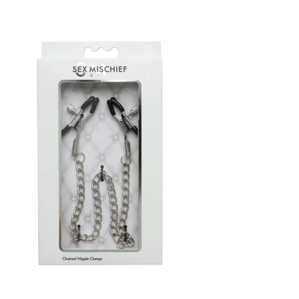 Sex And Mischief Chained Nipple Clamps