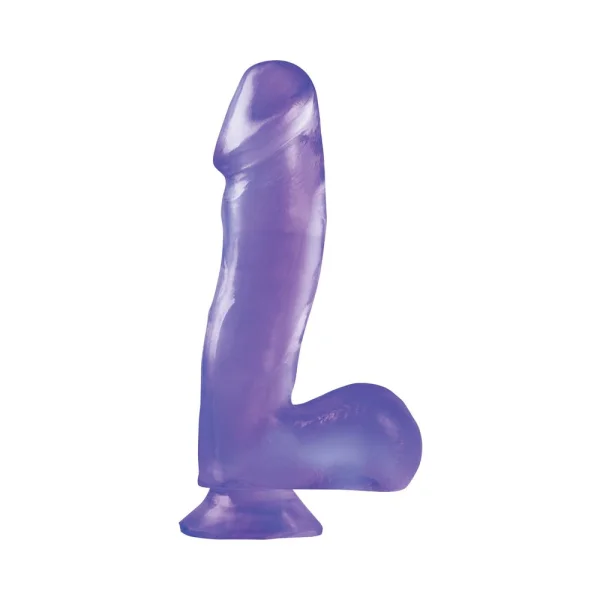 Basix 6.5 inches Dong with Balls & Suction Cup