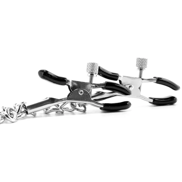 Lux Fetish Collar And Nipple Clips