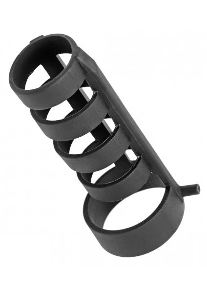 Zeus Electrosex - Power Cage Silicone E-Stim Cock and Ball Sheath — image 10 of 10