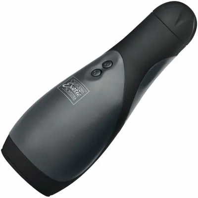 Apollo Power Stroker Vibrating Penis Masturbator Black