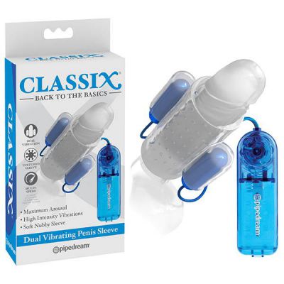 Classix Dual Vibrating Penis Sleeve