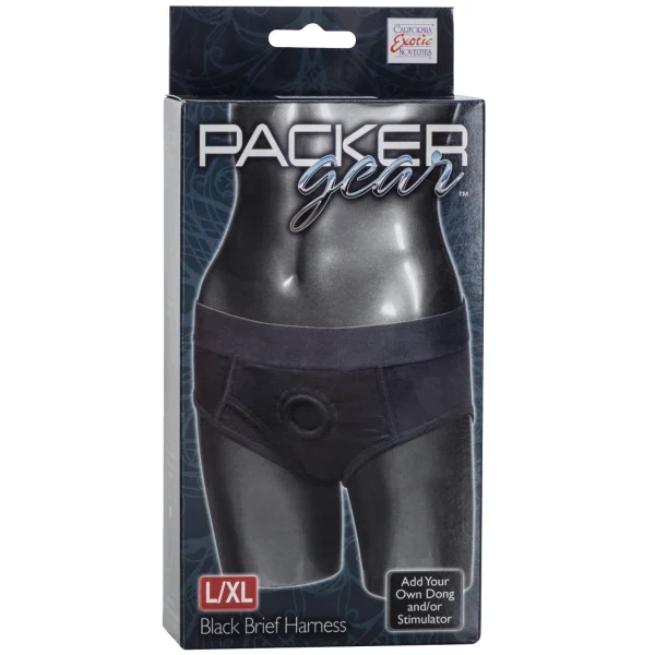 Packer Gear Brief Harness - Large-extra Large - Black
