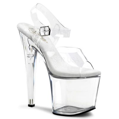 TABOO 708 7 1 2 Stiletto Heel Ankle Strap PF Sandal
