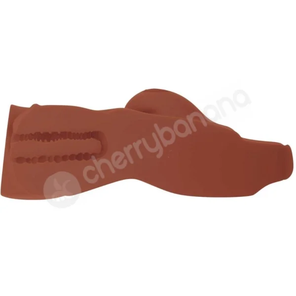 PDX Plus Perfect 10 Torso Vaginal & Anal Masturbator With Breasts - Brown