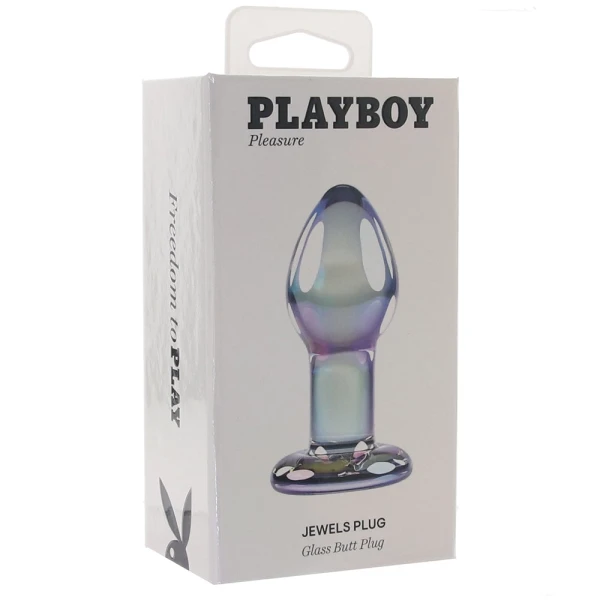 Playboy Pleasure Jewels Plug Glass Butt Plug