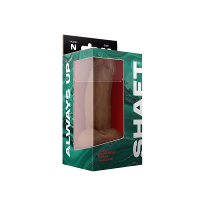 Shaft Model N 7 5 Inch Liquid Silicone Dong With Balls Oak