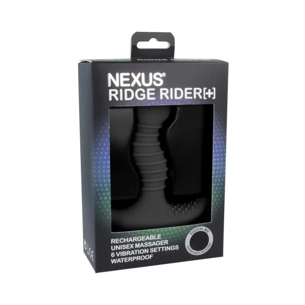Nexus Ridge Rider+ Unisex Vibrator - Black — image 6 of 12