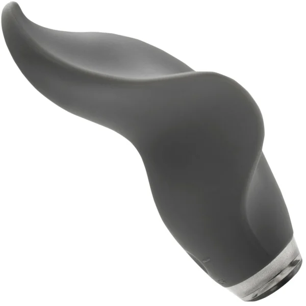 MIMIC + Plus Waterproof Rechargeable Silicone Vibrator By Clandestine Devices - Stealth Grey