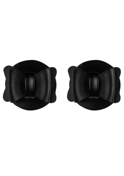 Sincerely Bow Tie Pasties By Sportsheets - Black