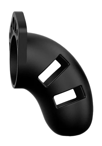 Mancage Model 20 - 3.5 Inches Chastity Silicone Cock Cage — image 11 of 13