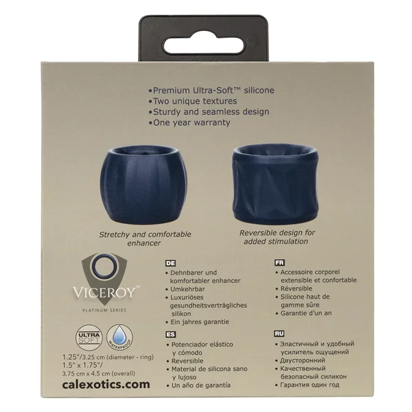Viceroy Reverse Stamina Silicone Cock Ring by Cal Exotics — image 11 of 12