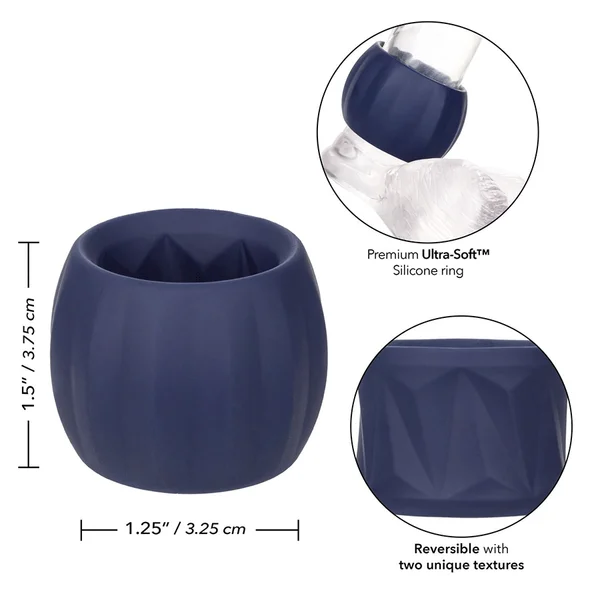 Viceroy Reverse Stamina Silicone Cock Ring by Cal Exotics — image 9 of 12